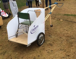 Scouts Entry for the Pram Race 2016